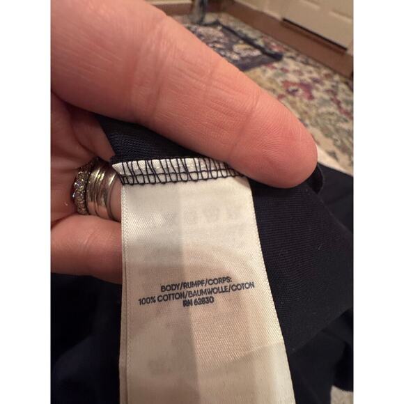 Lands' End Men's Super T Cotton Mock Turtleneck Blue Long Sleeve Shirt 3XL/T - Picture 8 of 9